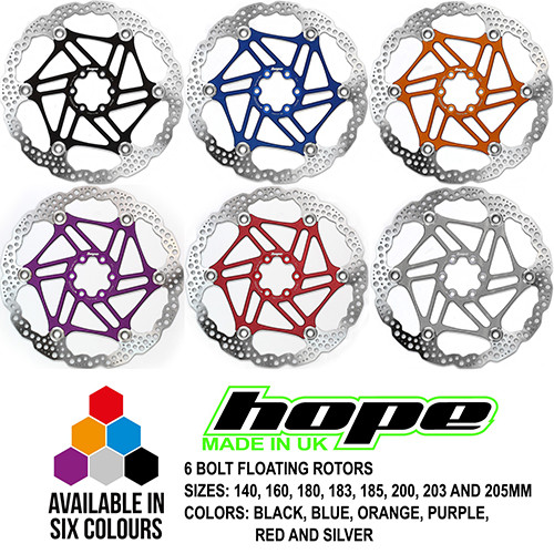 hope 180mm rotor